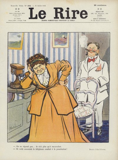 Illustration für Le Rire von Jules Abel Faivre