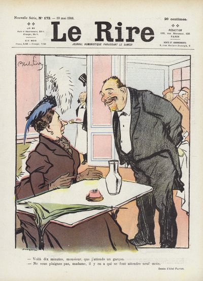 Illustration für Le Rire von Jules Abel Faivre