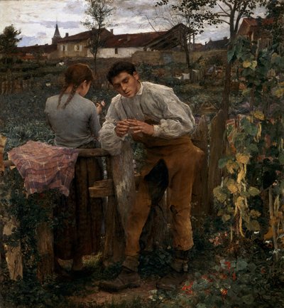 Ländliche Liebe, 1882 von Jules Bastien Lepage