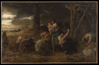 Blitz, ca. 1865 von Jules Breton