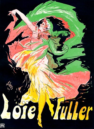 Loïe Fuller Plakat, 1897 von Jules Cheret