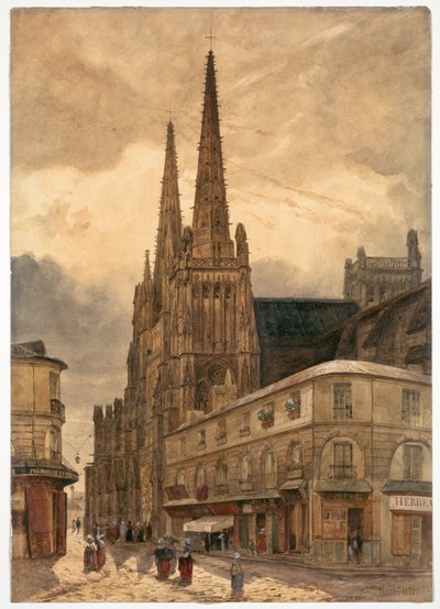 Kathedrale Sainte-André von Bordeaux von Jules Dupré