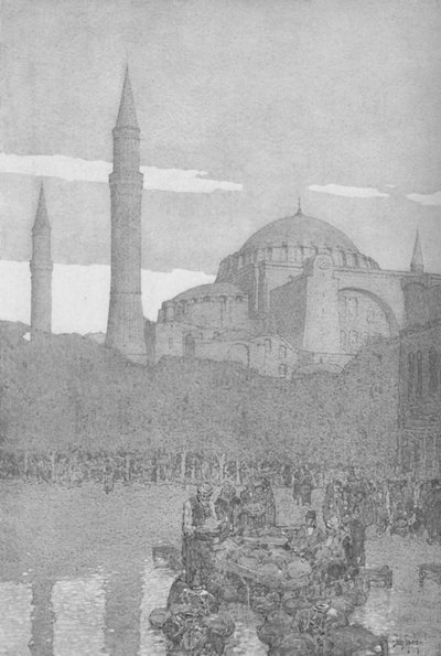 Die Moschee der Heiligen Sophia, 1913 von Jules Guerin