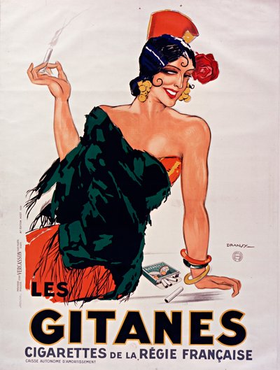 Zigaretten Gitanes, 1931 von Jules Isnard Dransy