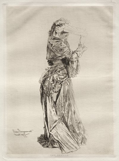 Eine Genueserin von Jules Jacquemart