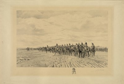 Napoléon Bonaparte bei Austerlitz von Jules Jacquet
