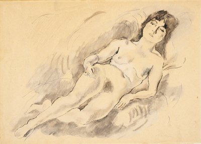 Liegender Akt von Jules Pascin