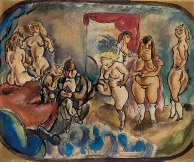 Der unentschlossene Kunde, 1916 von Jules Pascin