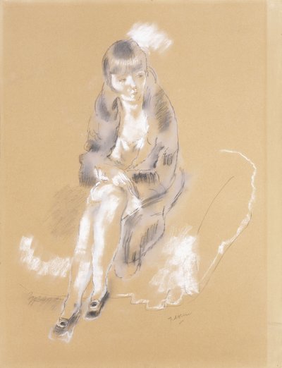 Sitzende Frau von Jules Pascin