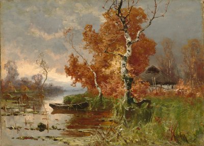 Herbstabend von Juli Julievich Klever