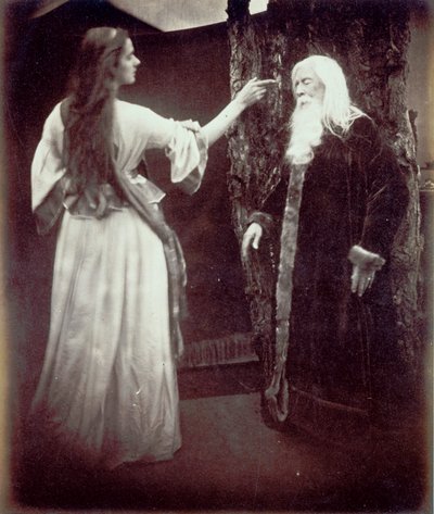 Vivien und Merlin von Julia Margaret Cameron