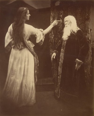 Vivien und Merlin von Julia Margaret Cameron