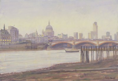 Bankside - Dämmerung von Julian Barrow
