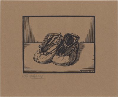 Ein Paar Schuhe von Julie de Graag (signed by artist)