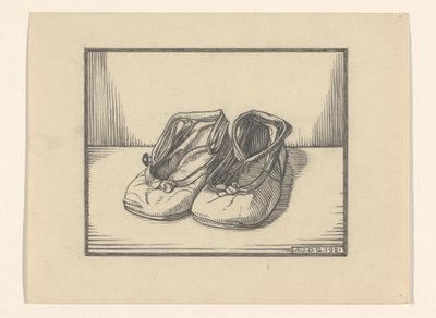 Ein Paar Schuhe von Julie de Graag (signed by artist)