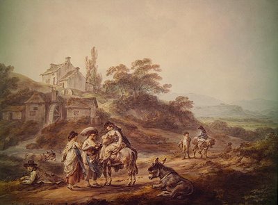 Die Wassermühle von Julius Caesar Ibbetson