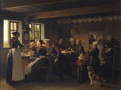 Episode eines Festes auf Amager von Julius Exner