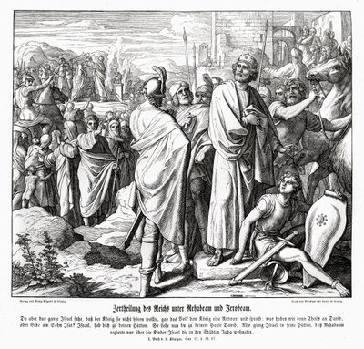 Jerobeam und Rehabeam von Julius Schnorr von Carolsfeld