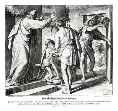 Hiobs Prüfungen, Hiob von Julius Schnorr von Carolsfeld