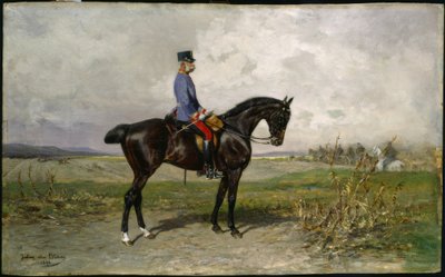 Franz Joseph, Reiterbildnis / Blaas von Julius von Blaas