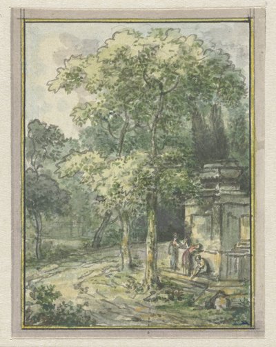 Landschaft mit Brunnen von Jurriaan Andriessen