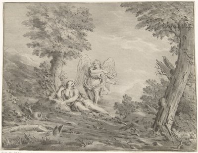 Hagar in der Wüste von Jurriaan Cootwijck