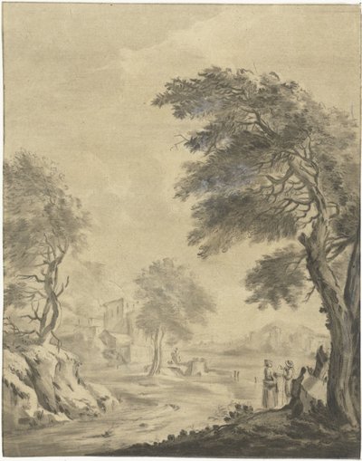 Landschaft mit Weg von Jurriaan Cootwijck