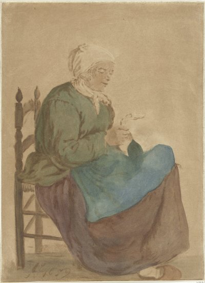Lesende alte Frau von Jurriaan Cootwijck