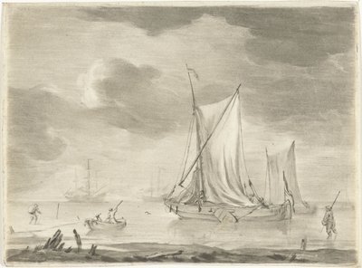 Flusslandschaft von Jurriaan Cootwijck