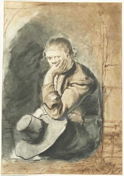 Sitzender Mann von Jurriaan Cootwijck