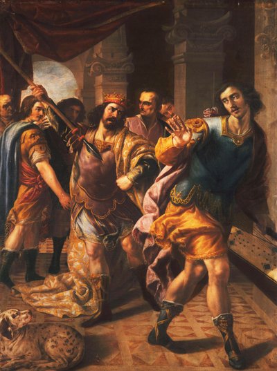 David vor Saul von Jusepe or Jose Leonardo