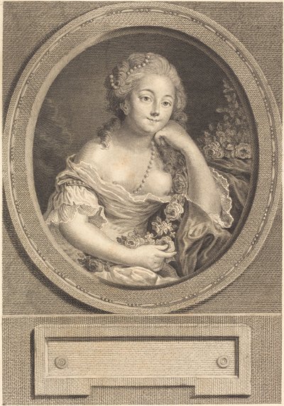 Das leichte Kleid von Juste Chevillet after Pierre Antoine Baudouin
