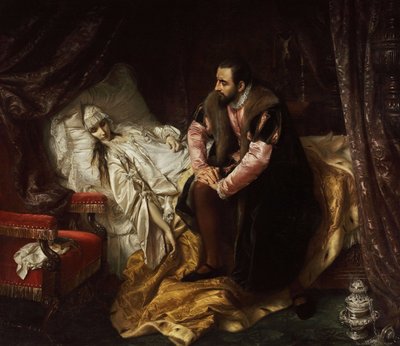 Tod von Barbara Radziwiłł von Józef Simmler