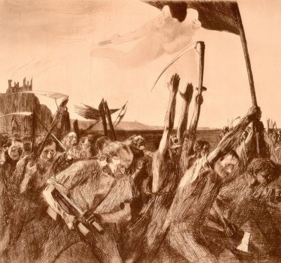Aufruhr von Käthe Kollwitz