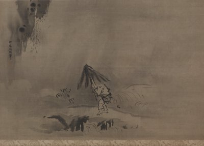 Abendregen von Kanō Tan’yū