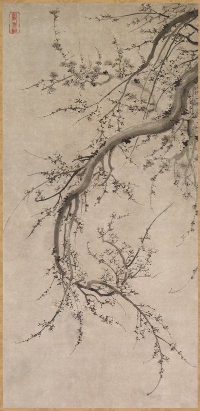 Prunus, 17. Jahrhundert von Kano Ein