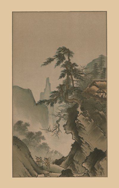 Chinesische Landschaft von Kano Masanobu