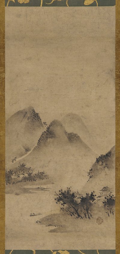 Landschaft, Muromachi-Periode von Kano Motonobu