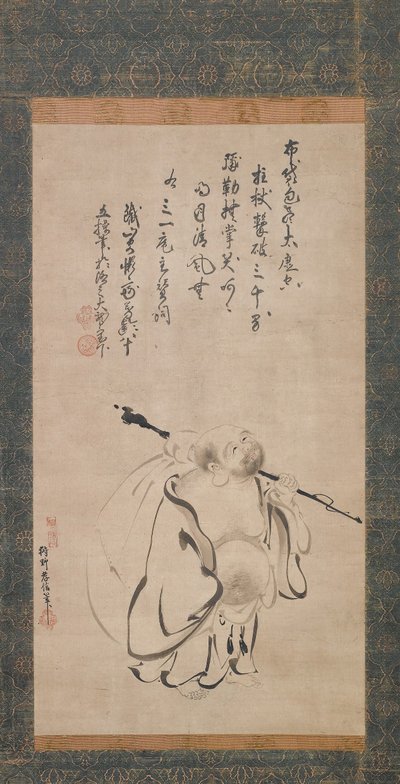 Hotei, 1616 von Kano Takanobu
