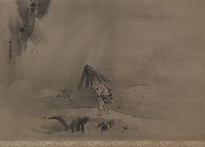 Abendregen von Kanō Tan’yū