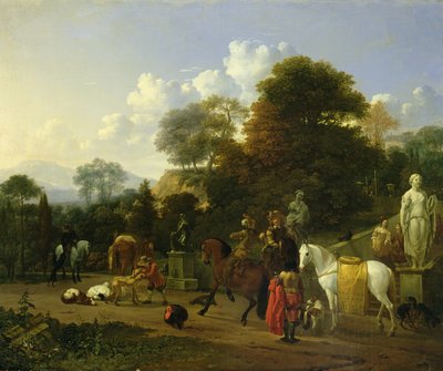 Nach der Jagd, 1664 von Karel Dujardin
