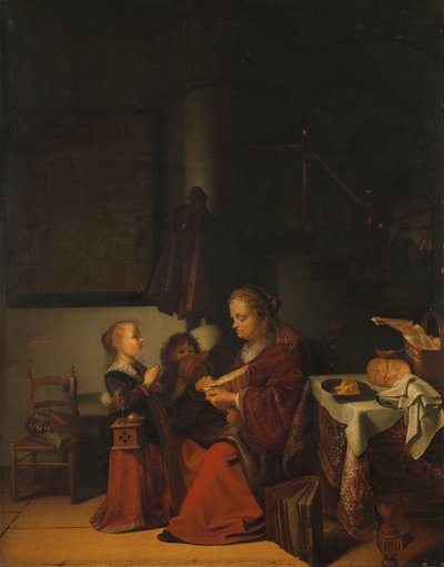 Frühstück, 1640-54 von Karel Slabbaert
