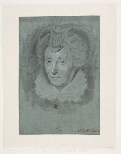 Damenporträt. Louise de Coligny von Karel van III Mander