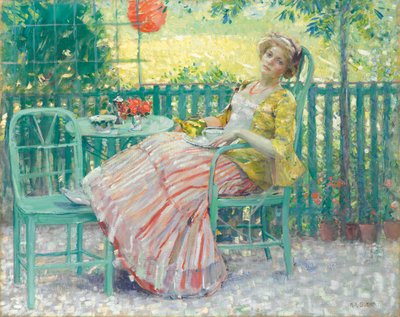 Auf der Terrasse von Karl Albert Buehr