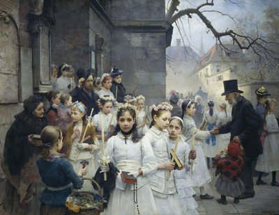 Nach der ersten Kommunion von Karl Frithjof Smith