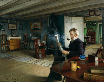 Das Wohnzimmer des Skippers von Karl Frithjof Smith