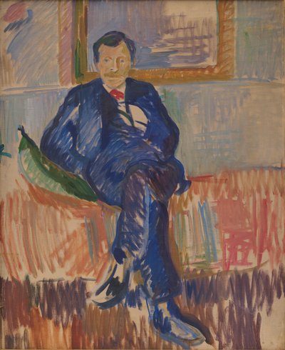 Porträt des Malers Karl Schou von Karl Isakson