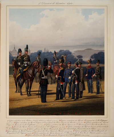 Erste Leichte Kavalleriedivision, 1867 von Karl Karlovich Piratsky