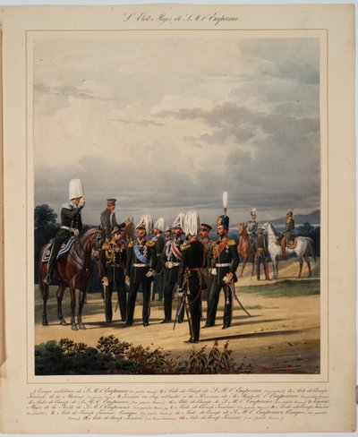Der russische Generalstab, 1867 von Karl Karlovich Piratsky