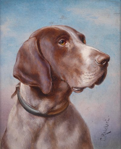 Hundeporträt von Karl Reichert